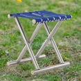 thumbnail image 6 of Folding Stool Chair - Portable Camping and Fishing Stool, Durable Metal Construction, 27x27x24cm, Lightweight 600g, Easy Carry Design for Outdoor Activities, 6 of 6