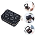 thumbnail image 3 of Lipstick Storage Bag Portable Cosmetics Bag Simple PU Lipstick Pouch with Mirror, 3 of 7