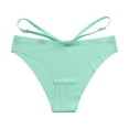 thumbnail image 1 of HUPOM Womens Panties Underwear For Women In Clothing Briefs Activewear None Elastic Waist Green M, 1 of 3