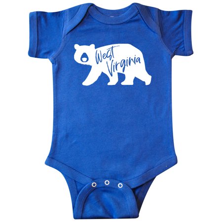 

Inktastic West Virginia White Bear Silhouette Gift Baby Boy or Baby Girl Bodysuit