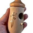 thumbnail image 5 of TOP-MAX Handmade Wooden Hummingbird House with Metal Ring Swinging Hummingbird Nest (Model-3), 5 of 7