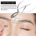 thumbnail image 3 of Mean Calipers Golden Ratio Calipers Stainless Steel Eyebrow Ruler 1:1.618 Measure Tool for Tattoo, 3 of 5