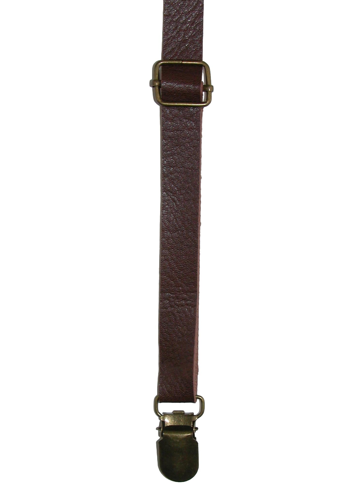 Ctm Men's Heavy Duty Clip-end Work Suspenders, Khaki : Target