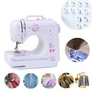 Portable Electric Sewing Machine Double Speed 12 Stitches Household Tailor