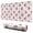 Pink Cow Strawberry, variant on Long Mouse Pads for Desk,White Cow Geometric Pattern Desk Mats on Top Of Desks, Desk Mouse Pad Extra Large with 3mm Non-Slip Base and Stitched Edge for Gaming,Office,Work,Home 31.5"x11.8"