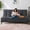 Grey + Full, variant on Futon Mattress, Futons Sofa Bed Sleeper Couch Bed 8 Inch,Full Size Mattress with Shredded Foam & 2 Straps for Storage, Floor Folding Mattress for Living Room, Corduroy (Frame Not Included)