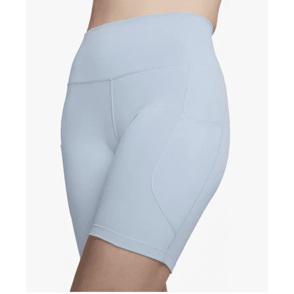 Women's Nike One 8-in. High-Waisted Pocketed Biker Shorts Gentle Support X-Small