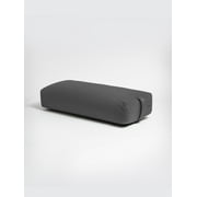 Open Box MANDUKA RECTANGULAR ENLIGHT TECHNOLOGY MEDITATION BOLSTER CUSHION - THUNDER