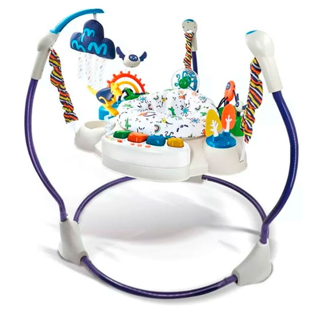 SILLA BRINCOLIN MUSICAL PARA BEBÉ IMPORTACIÓN TUBO CURBO NUBE