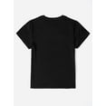 thumbnail image 2 of Women'S African-Inspired Graphic T-Shirt, Polyester 95% Elastane 5%, Casual Crew Neck Short Sleeve Top, Summer & Spring Fashion, Black & White Options, 2 of 6