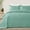 Turquoise, variant on Exclusivo Mezcla Bed Quilt Set Queen Size for All Seasons, Stitched Pattern Quilted Bedspread/ Bedding Set/ Coverlet with 2 Pillow shams, Lightweight and Soft, Turquoise