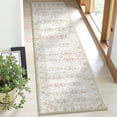 thumbnail image 4 of SAND KEEPER 2x5 Washable Hallway Runner Rug, Non Slip Low Pile Soft Carpet, Distressed Neutral Beige Vintage Runner Rugs for Kitchen Bedroom Entryway, 4 of 14
