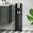 thumbnail image 4 of Costway Bathroom Storage Cabinet with Adjustable Shelf 1 Door & 2 Open Shelves Living Room Black, 4 of 9