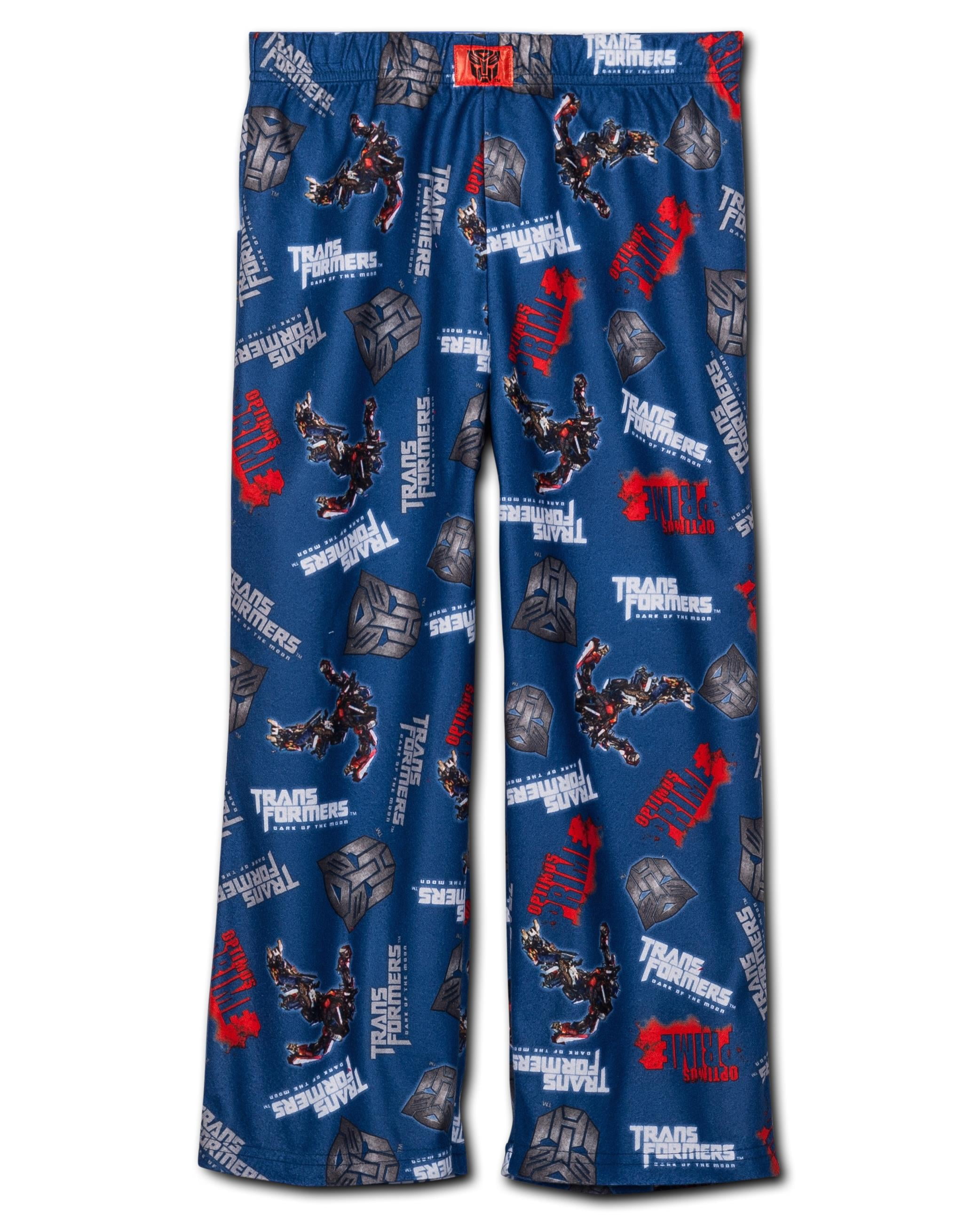 SGI Boys Transformers Optimus Prime Pajama Pants Blue, Kids Sizes 4-16 ...