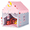 Pink & Gray, variant on PigPigPen Kids Indoor Play Tent with Mat and Star Lights, Princess Playhouse for Girls, Pink and Yellow, 47 x 41 x 51 in
