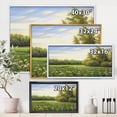 thumbnail image 4 of Designart 'Spring Trees By The Flowers and Meadows' Country Framed Canvas Wall Art Print, 4 of 5