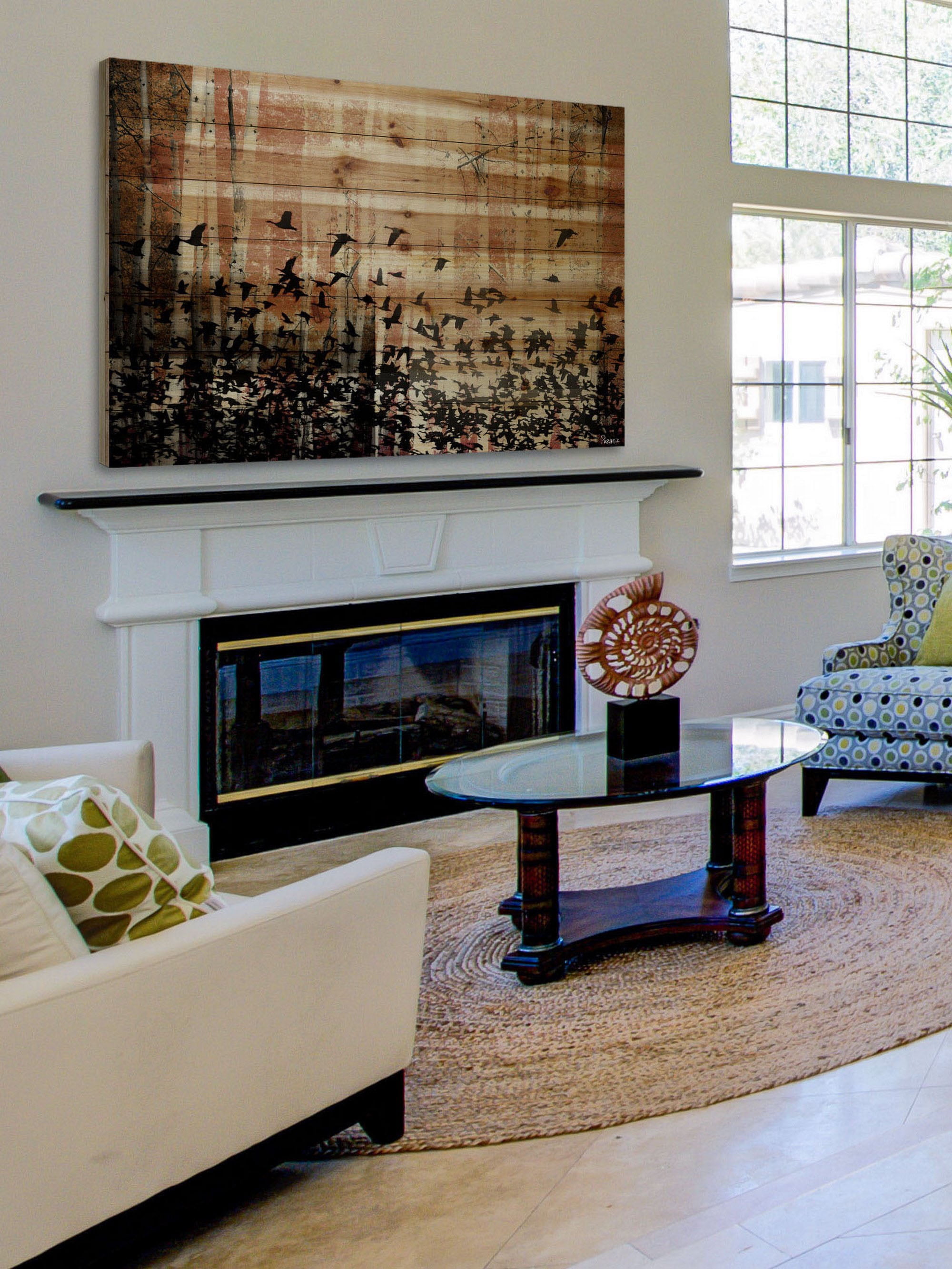 Parvez Taj Aspen Wood Pinewood Wall Art, 20" x 30"