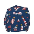 thumbnail image 4 of Pofeuu Cartoon Lighthouse Print Beanie Hat for Men and Women Winter Warm Hats Knit Slouchy Thick Skull Cap, 4 of 7