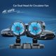 thumbnail image 3 of Ventilador Circulador De Refrigeración Para Salpicadero De Coche Con Doble Cabezal Alimentado Por USB, 3 of 7