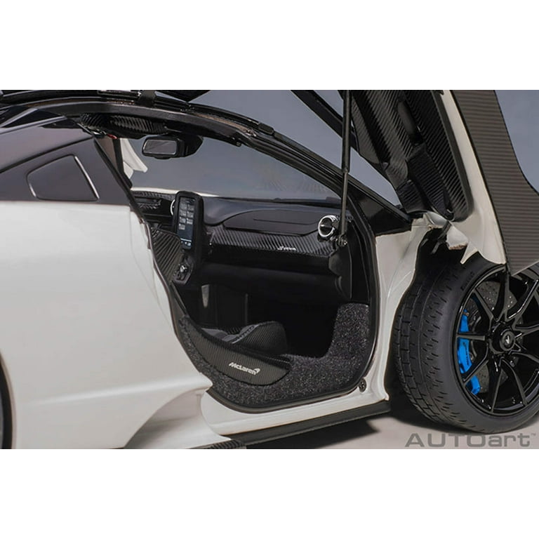 Mclaren Senna Vision Pure White and Black 1/18 Model Car by