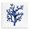 Blue Coral Branch, variant on Stupell Industries Tropical Layered Seashells Coral Underwater Canvas Art, 24 x 24, by Lucille Price