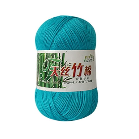 DPTALR Bamboo Cotton Warm Soft Natural Knitting Crochet Knitwear Wool Yarn  50g A
