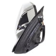 thumbnail image 4 of For Chevy Equinox 2010 2011 2012 2013 2014 Door Mirror Passenger Side | Power Glass | Heated Glass | w/ Memory | w/ Blind Spot Mirror | Chrome | Replacement For GM1321456 | 22818268, 615343026909, 4 of 6