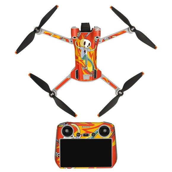 Mini with Camera for Adults 4k Suitable For MINI 3 PRO Sticker Body Standard Remote Control Version Protective Film Accessories Racing Set for Pg1050 Sky S756 Go Pro Action Camera Small Camera Kid Go