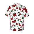 thumbnail image 3 of Happy New Year And Merry Christmas Hawaiian Shirts For Men, Summer Short-Sleeve Relaxed-Fit Button-Down Shirts 3x-Large, 3 of 9