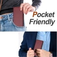 thumbnail image 6 of Leather For Apple iPhone 16 6.1-inch Case , Stitching design Flip  Wallet Leather Case With Card Holder Magnetic Closure Shockproof Kickstand Protective Phone Cases Cover,Wine red,For iPhone 16, 6 of 7