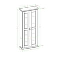 thumbnail image 4 of Manor Park 4 shelf DVD Media Storage Bookcase - Multiple Finishes, 4 of 8