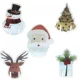 thumbnail image 5 of Tarjeta de copa de Navidad de 10/20/30 piezas, sombrero de Papá Noel, decoración de copa de vino, adornos de Navidad, regalo de Año Nuevo, decoraciones navideñas, 5 of 5