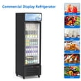 thumbnail image 2 of Adoolla 11.3 Cu.Ft. Commercial Upright Merchandiser Display Refrigerator with Adjustable Shelves & Lightbox, 2 of 8
