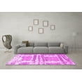 thumbnail image 3 of Ahgly Company Indoor Round Oriental Pink Industrial Area Rugs, 6' Round, 3 of 4