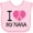 AD-Pink, variant on Inktastic Breast Cancer Nana Boys or Girls Baby Bib