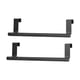 thumbnail image 5 of Toallero negro para colgar 2 uds toallero para puerta de gabinete con punzón toallero de acero inoxidable 430 sobre la puerta barra para toallas para el hogar y el hotel ANGGREK Otros, 5 of 8