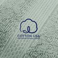thumbnail image 4 of Hotel Style Luxury Bath Set, 100% U.S. Cotton, Green River, 6-Piece, 4 of 12