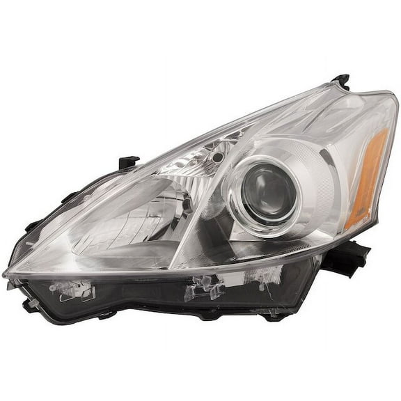 Left Headlight Lens Housing - Compatible with 2012 - 2014 Toyota Prius V 2013