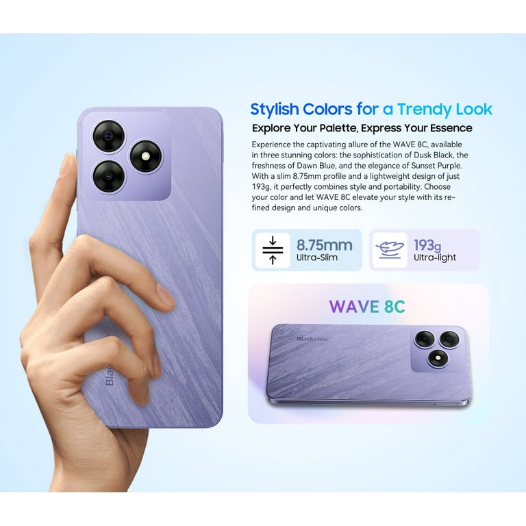 R*K様 Blackview WAVE 8C 2GB+4GB/64GB (SIM Amazon.com: Blackview Wave 8C Unlocked Android Phones