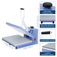 thumbnail image 5 of Industrial Heat Press Machine - Digital Sublimation Press with Adjustable Pressure & Fast Heating, Professional Grade T-Shirt Printing Press, 5 of 10