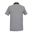 thumbnail image 2 of Playera Polo George Talla G Manga Corta de Rayas Blanco con Negro, 2 of 4