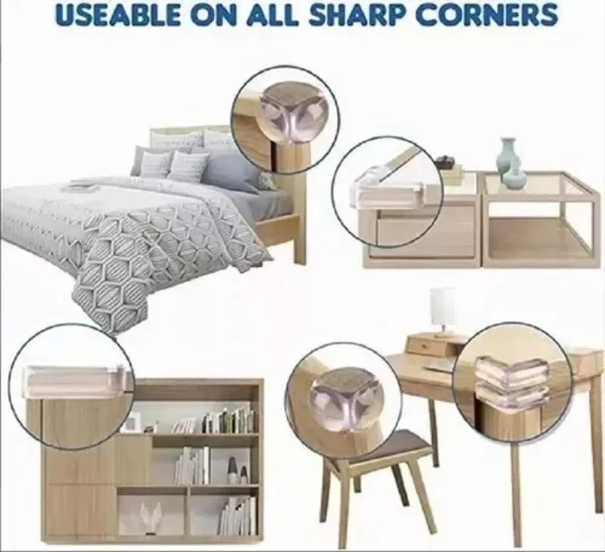 G, 20 Pieces Baby Furniture Table Corner Protector
