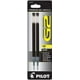 thumbnail image 1 of Recambio de tinta de gel Pilot G2, paquete de 2 para bolígrafos, punta fina, tinta negra (77240), 1 of 4