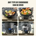 thumbnail image 5 of Wind-Resistance Portable Butane Camping Stove with Case，No Flame Adjustable Infrared Gas Stove for Outdoor Cooking, Camping BBQ Hiking, 5 of 13