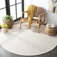 thumbnail image 3 of SAFAVIEH Sisal All-Weather Ophelia Solid Indoor/Outdoor Area Rug, Ivory, 6'7" x 6'7" Round, 3 of 12