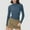 #1Blue, variant on Byworldtasic No Boundaries Women's Thermal Turtleneck Shirt Ribbed Long Sleeve Mock Neck Top Slim Fit with Trim Base Layer Top
