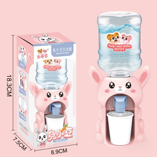 Mini dispensador de agua para bebés, juguete para beber, prensa manual, bomba de agua, enfriador, accesorios para cosplays, hogar