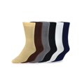 thumbnail image 2 of TeeHee Men's Bamboo Crew Dress Socks 6-pack (Comfort Top), 2 of 8