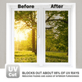 thumbnail image 5 of Window Film One Way Mirror Film Daytime Privacy Static Non-Adhesive Decorative Heat Control Anti UV Window Tint for Home and Office Silver 19.7 x 39.4 Inch, 5 of 6