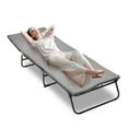thumbnail image 4 of DIANJIE Folding for Adults  5-Angle Adjustable Camping Cot Heavy Duty Outdoor Bed with Carry Bag 1200 D Layer Oxford Travel Camp Cots, 4 of 14